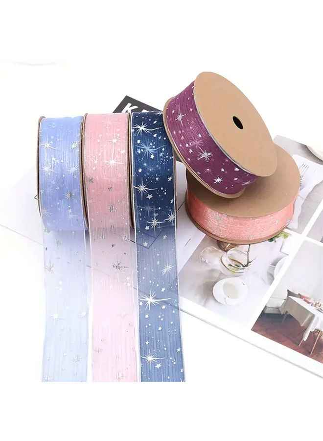 Bright Red Korean Style Ribbon For Gift Wrapping Wedding Floral Arrangements - Image 1